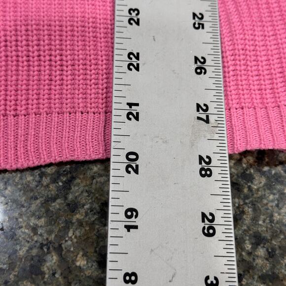 Ecowish Rainbow Cardigan Womens XL Multicolor Striped Open Front Sweater Preppy - Picture 4 of 7